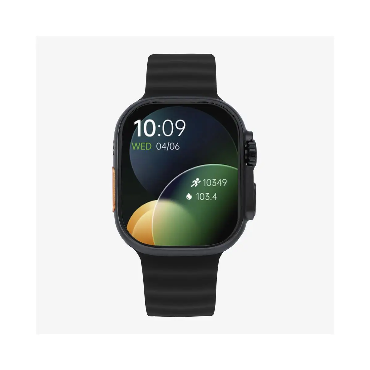 Smarts By Radiant Reloj Inteligente Smartwatch Hollywood Sili Ipnegro 40,00 Mm Pulsera De Silicona Negro Con Cierre De Hebilla Normal Control De Ritmo Cardiaco, Sueño Y Modos Deportivos Compatible Con