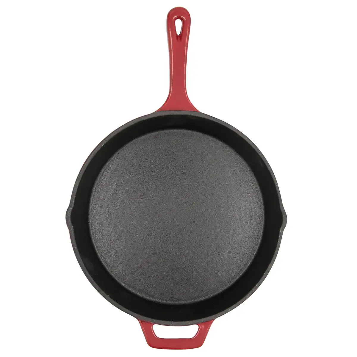 BIDASOA FIERRO Sarten Hierro Esmaltado 26CM Rojo Brillo  Antiadherente