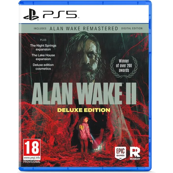 Juego Alan Wake II Remastered Deluxe Edition Para Playstation 5  PS5 PAL EU - Nuevo Original Precintado