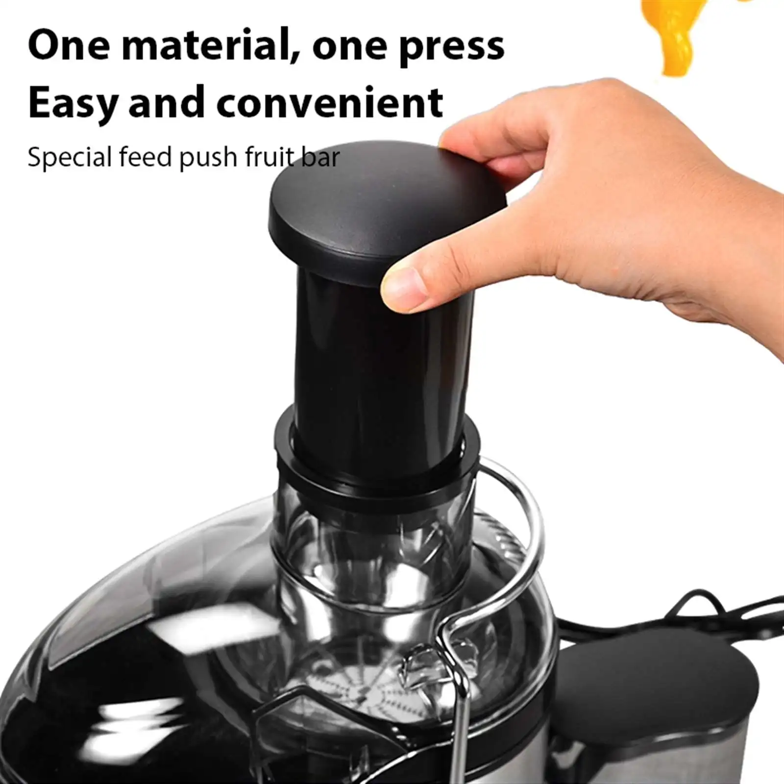 Juicer machine 400w juicer met 3-inch grote mond voor fern vruchten in groenten sap centrifuge met 2 snelheid gemakkelirk schoon te maken,1.5l