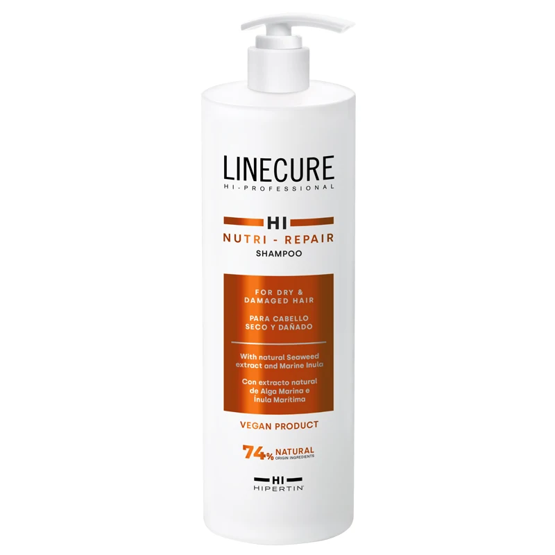 Hipertin Linecure Hi Nutri-Repair Champú para Cabello Seco y Dañado, nutre el cabello, elimina sequedad del cabello - 1000 ml