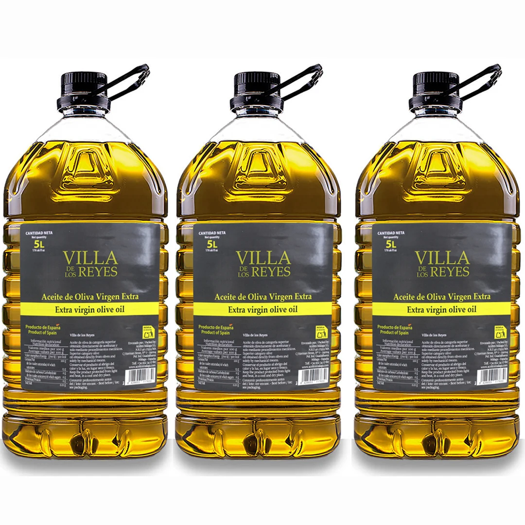 Aceite De Oliva Virgen Extra VILLA DE LOS REYES 15Litros Garantizado Recién Enlatado 100% Fresco