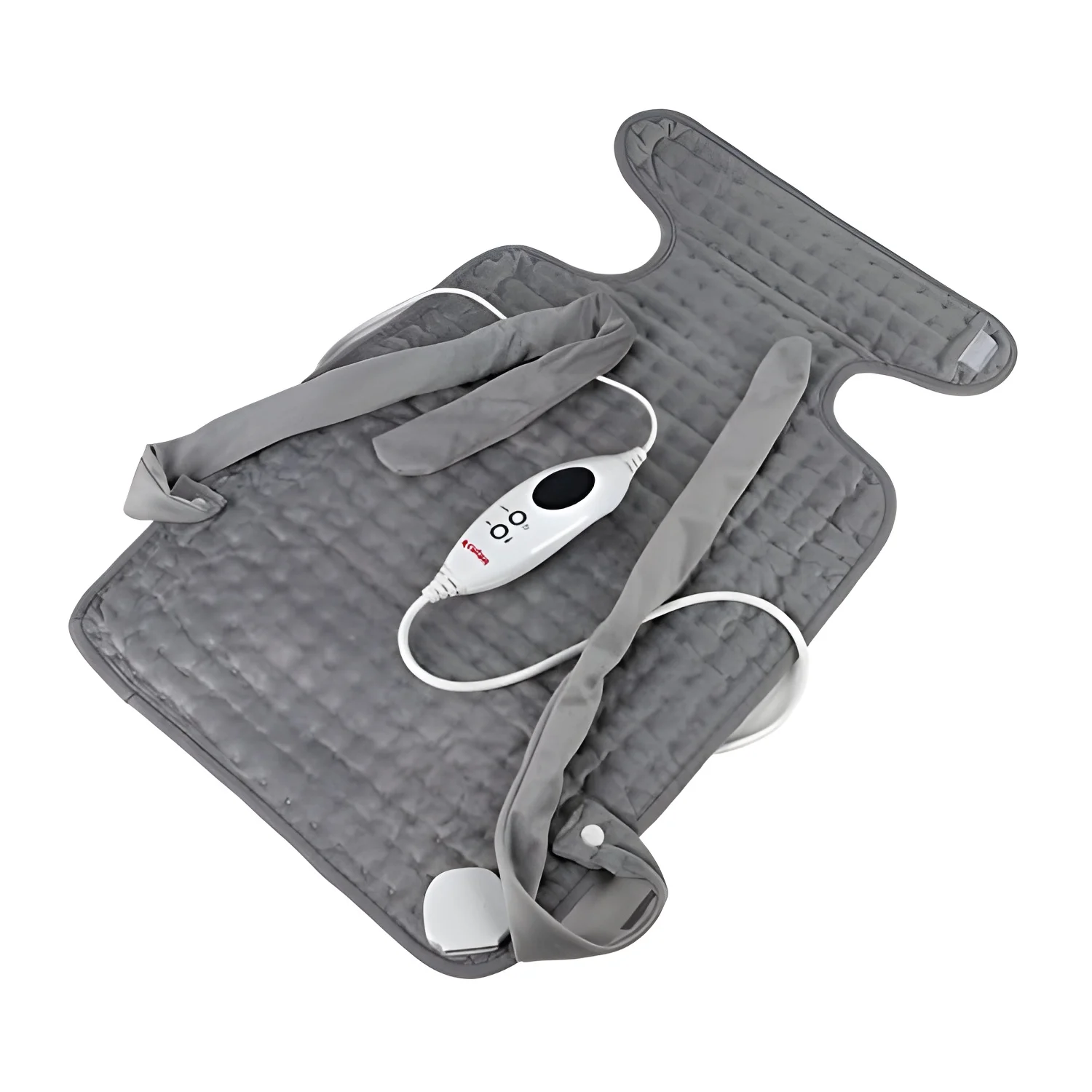 COFAN - Almohadilla Eléctrica Térmica Gris | Medida: 65 x 38 cm | Con 6 Niveles de Calor