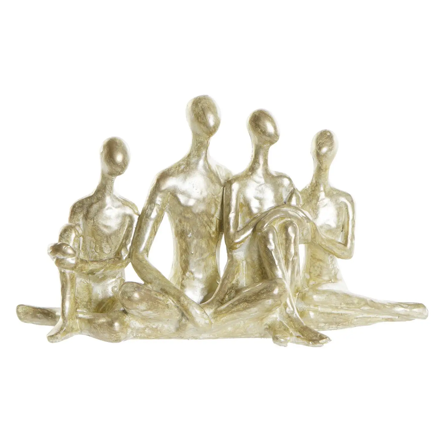 FIGURA RESINA 21X8X12 FAMILIA DORADO FD189893
