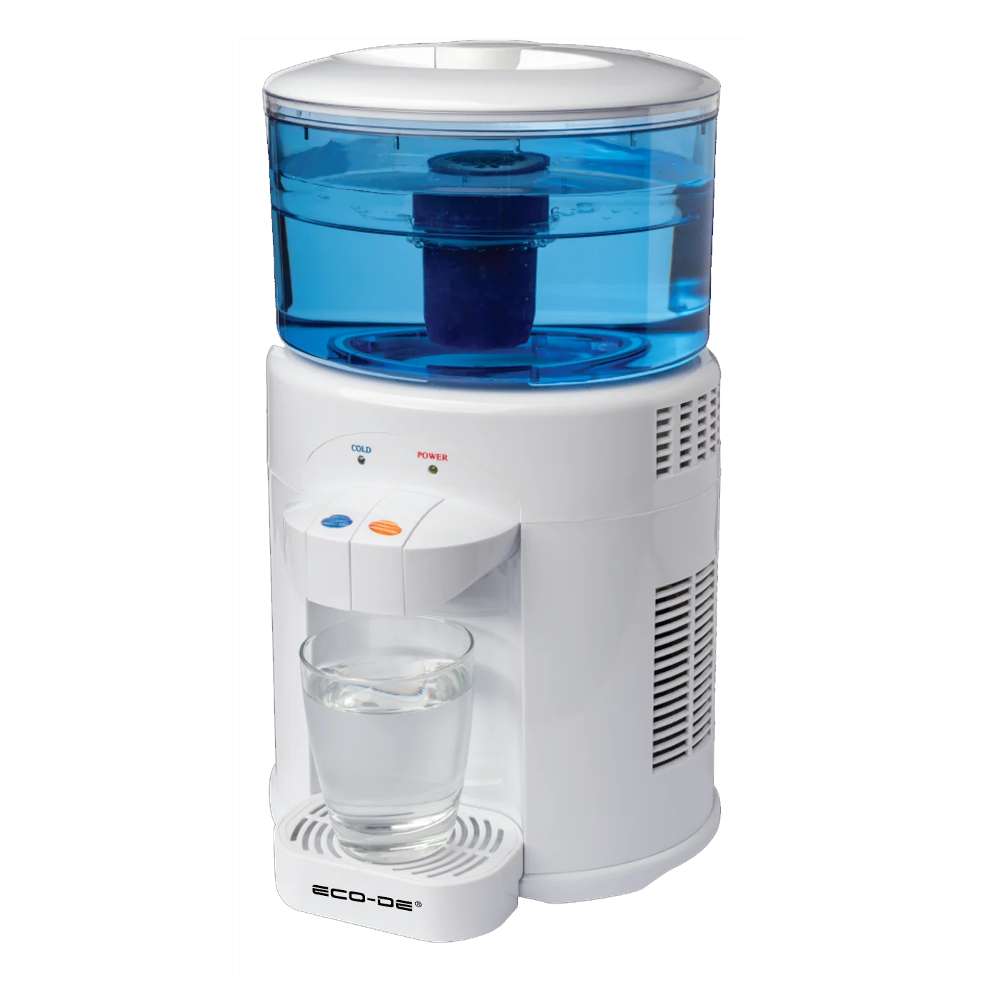 Eco-De Dispenser di Acqua Fredda e Filtro Naturale Fresh Pure. 2,8 L, filtro multistrato, raffreddamento termoelettrico ECO-3160 Eco-De