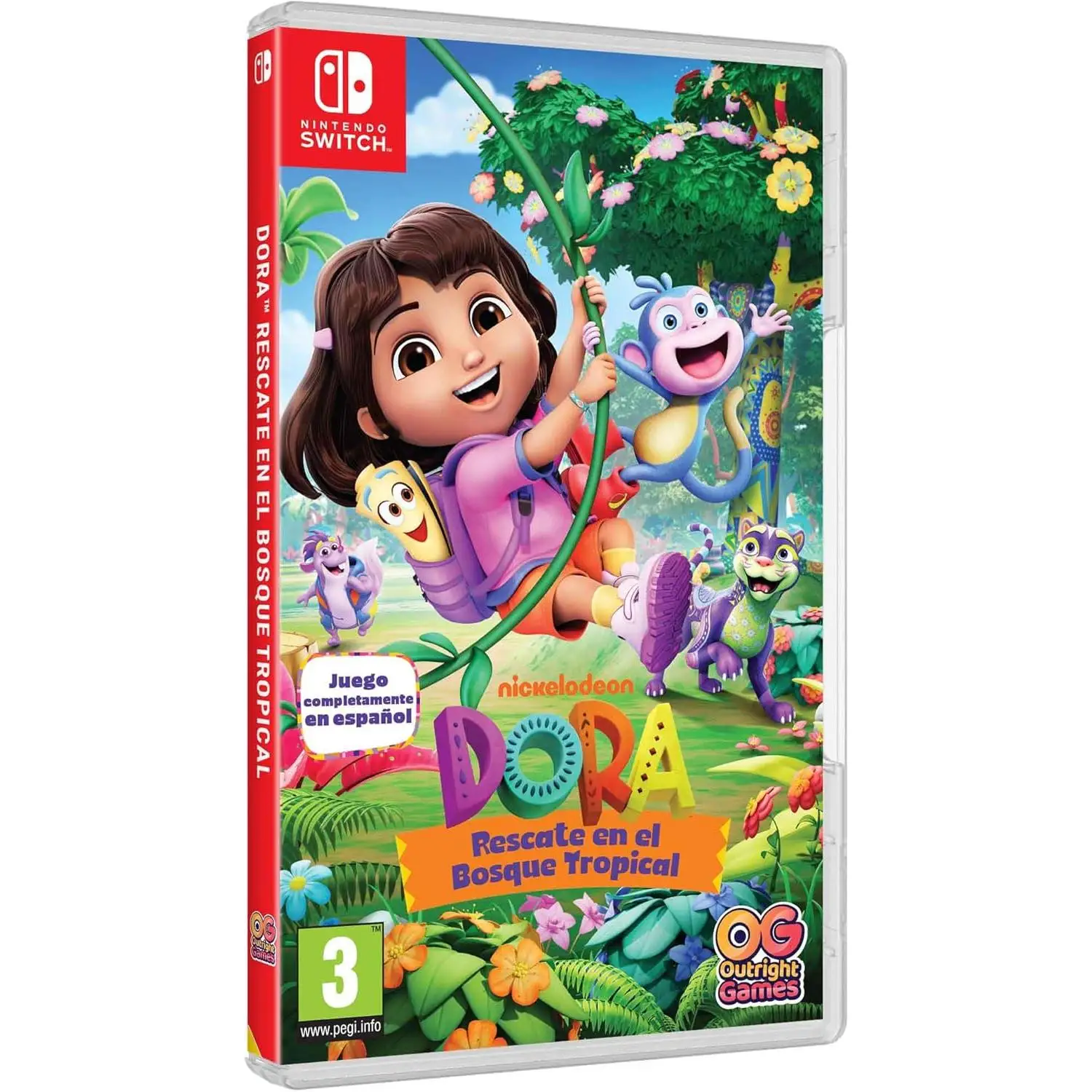Nintendo Bandai DORA Rescate en el Bosque Tropical Nintendo Switch Pal España Precintado.