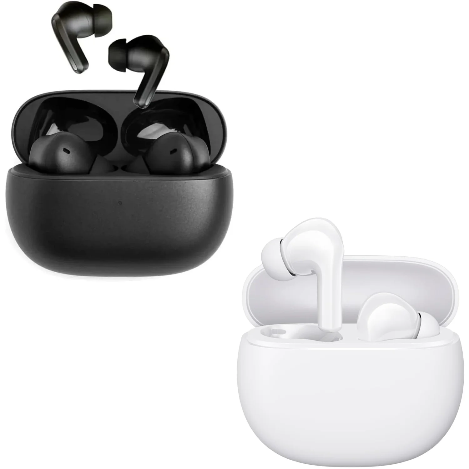 Xiaomi Redmi Buds 4 Active wireless Bluetooth headset noise 5.3 with IA for calls, 28 hours battery, call noise canceling, IPX4 waterproof, touch Control, colors: black or White (Spanish version)