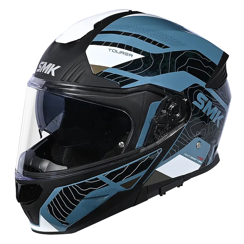 Smk helmets modular helmet model gullwing navigator decorated gloss (gl551) fully approved