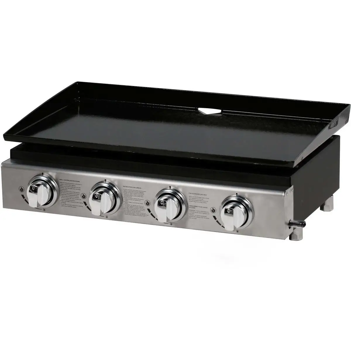 Habitat y Jardin - Plancha "Presto 4" - 4 quemadores -  9.7kW - Gris