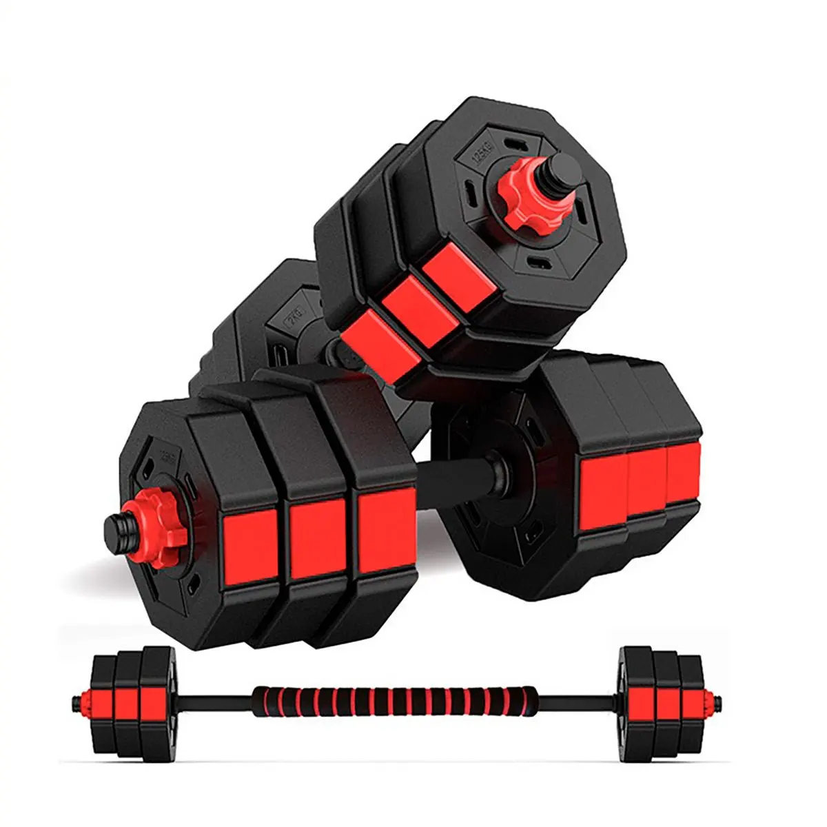 Fitness Tech dumbbell set 2 in 1 octagonal free weight