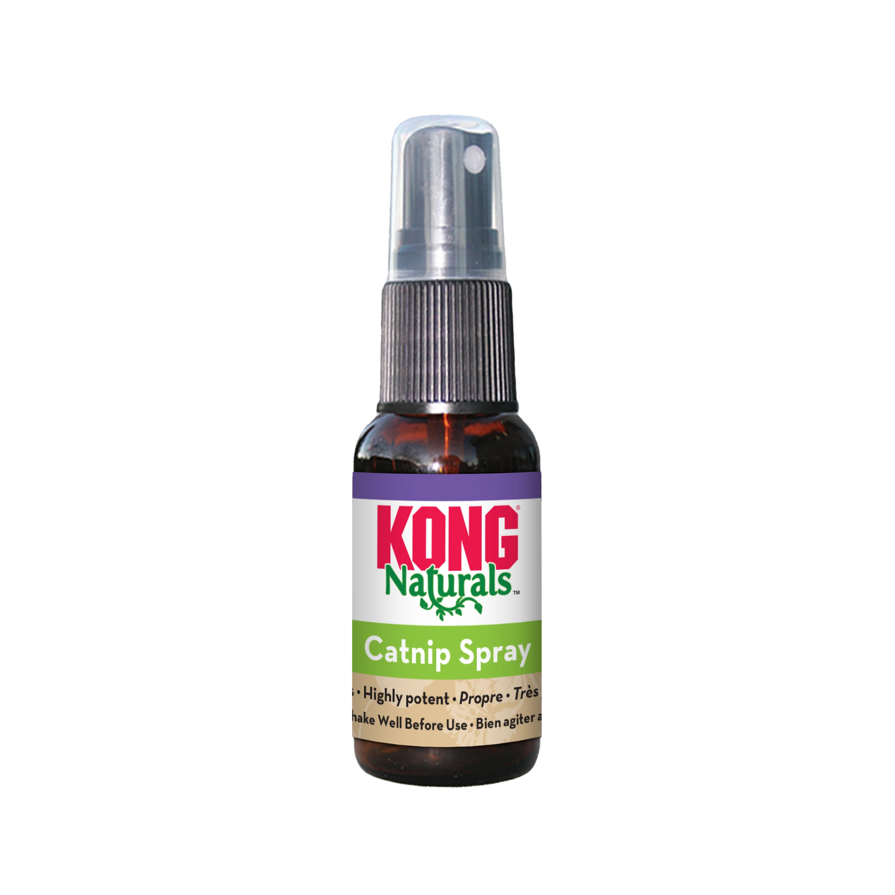 KONG - Naturals Catnip 30 ml - Aceite Esencial de hierba Gatera Natural Catnip Spray para Gatos