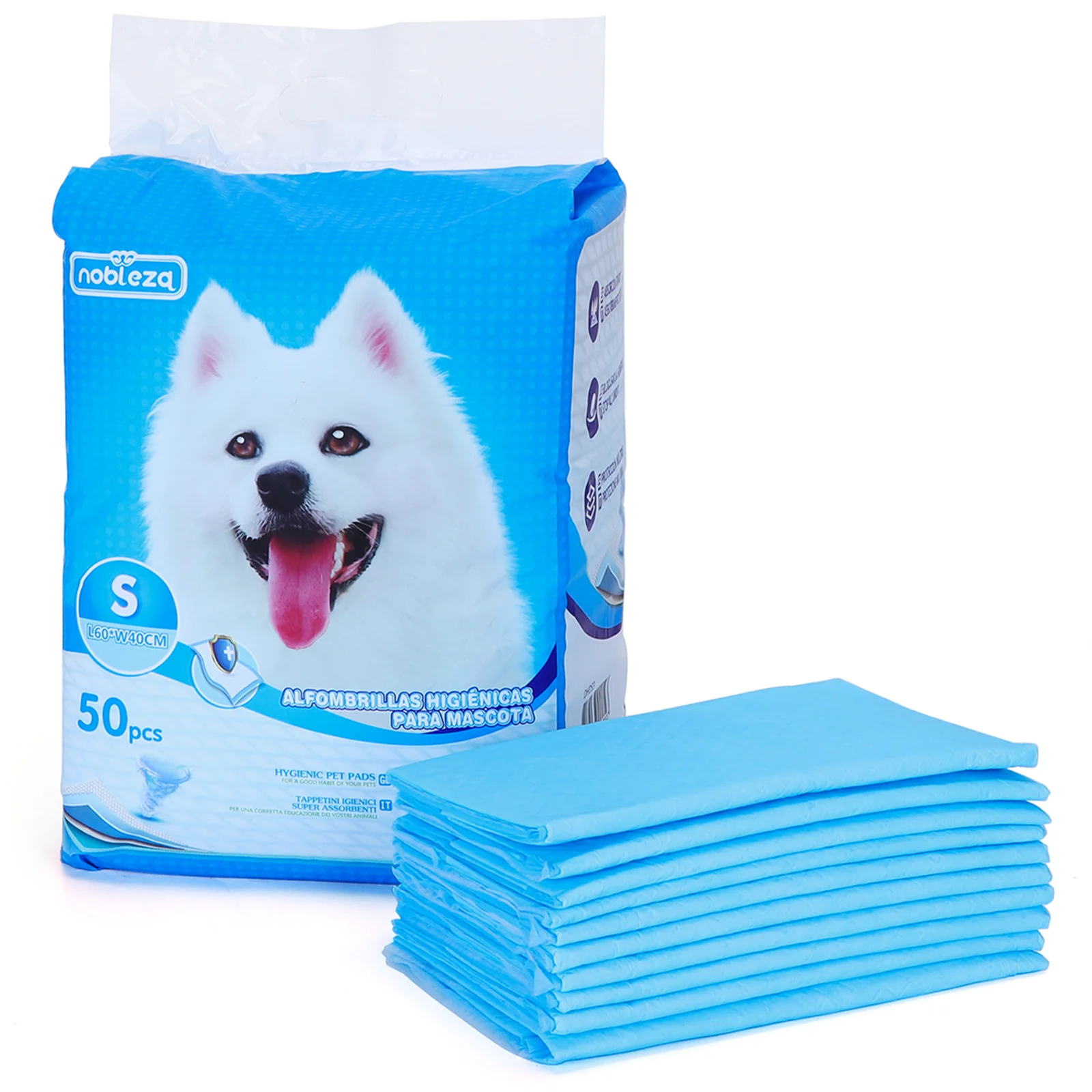 Nobleza - 50 x Empapadores perros Alfombrilla higiénica de entrenamiento para perros