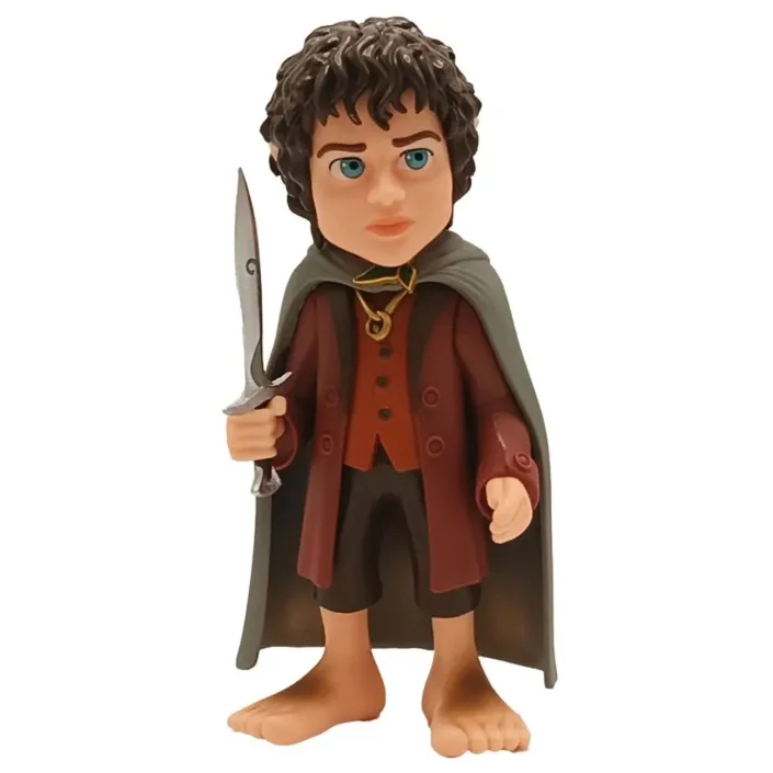 Minix Frodo Baggins Figure Model 143 - 12 cm collectible action figure made of high-quality PVC, featuring detailed design with elven cloak and the One Ring, perfect for fans of The Lord of the Rings and fantasy figurines.