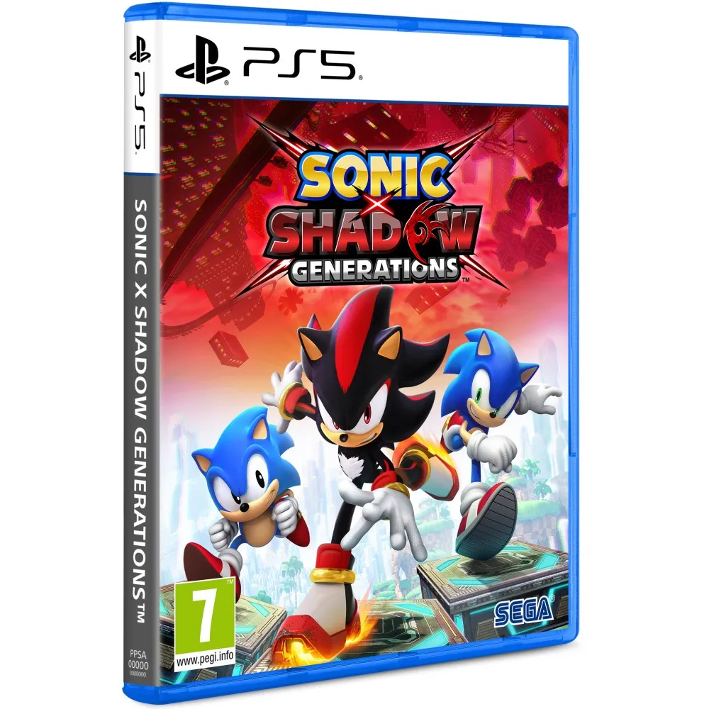 SONIC X SHADOW GENERATIONS ELIGE TU VERSIÓN PS5 PS4 SWITCH O XBOX SERIES X XBOX ONE JUEGO FÍSICO PLAYSTATION 5 VERSIÓN ESPAÑOLA GARANTÍA EUROPEA