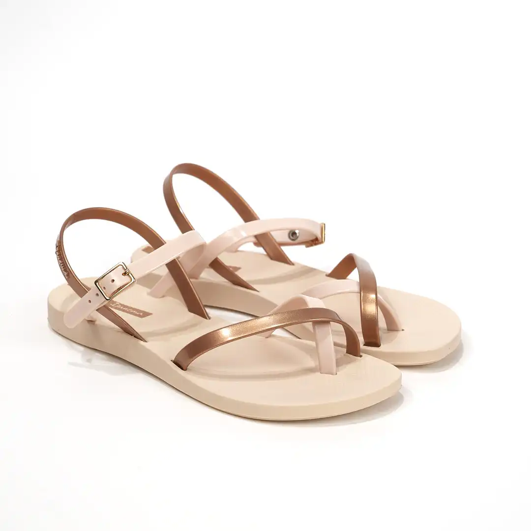 IPANEMA - Chanclas Mujer IP 82842 Beige/Oro