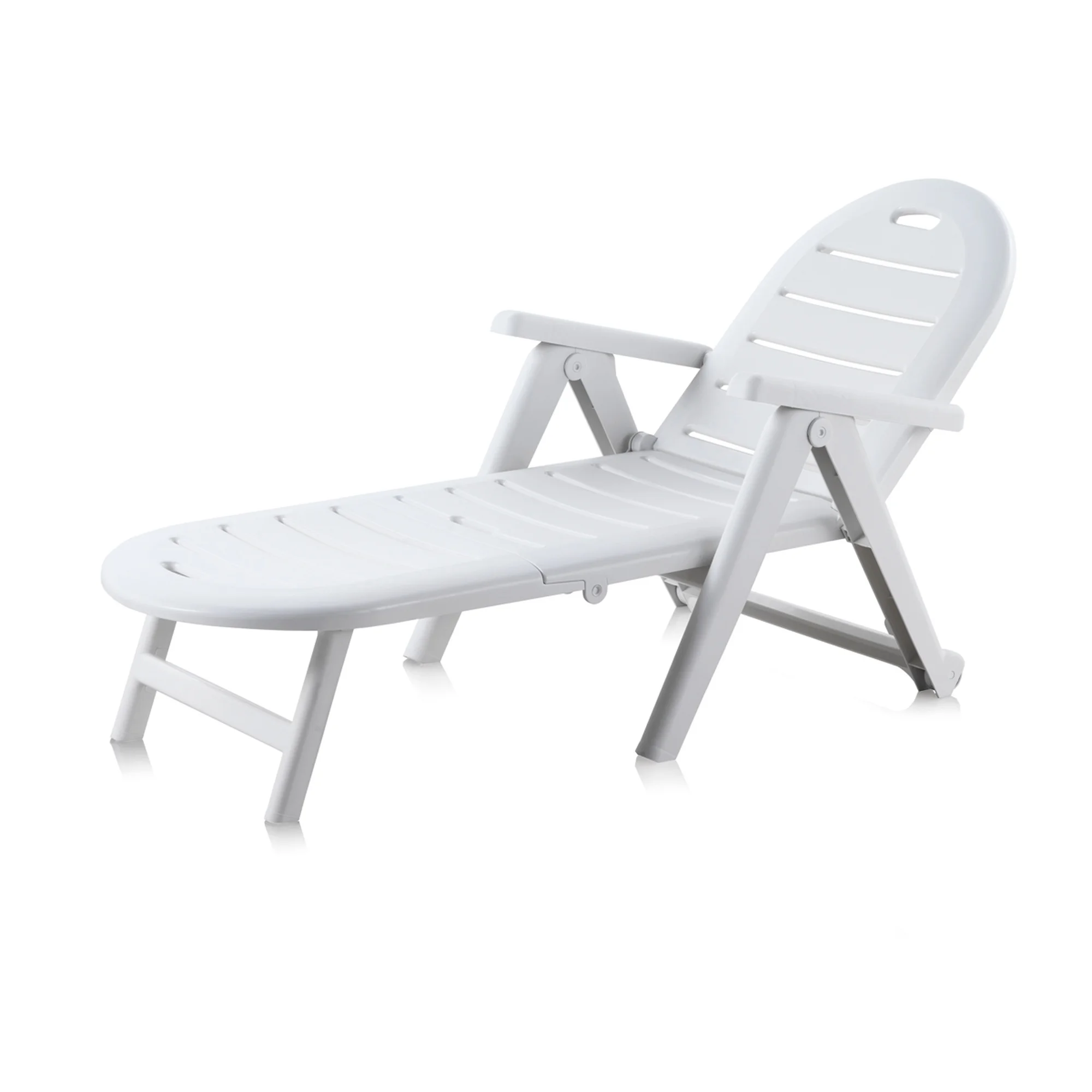 Tumbona Caimán – Plegable, Ajustable y con Ruedas – Ideal para Terraza y Jardín – SP Berner – Plástico Reciclado – Varios Colores – Fabricada en España