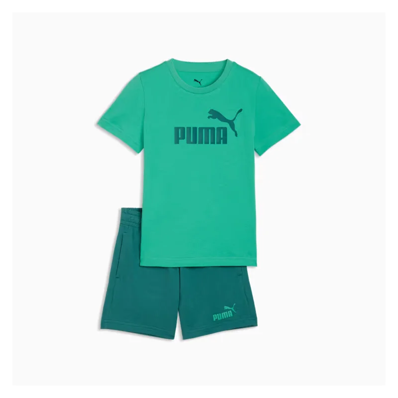 Conjunto Puma Verfe Niño Ess No 1 Logo Tee 21verde 685240-40