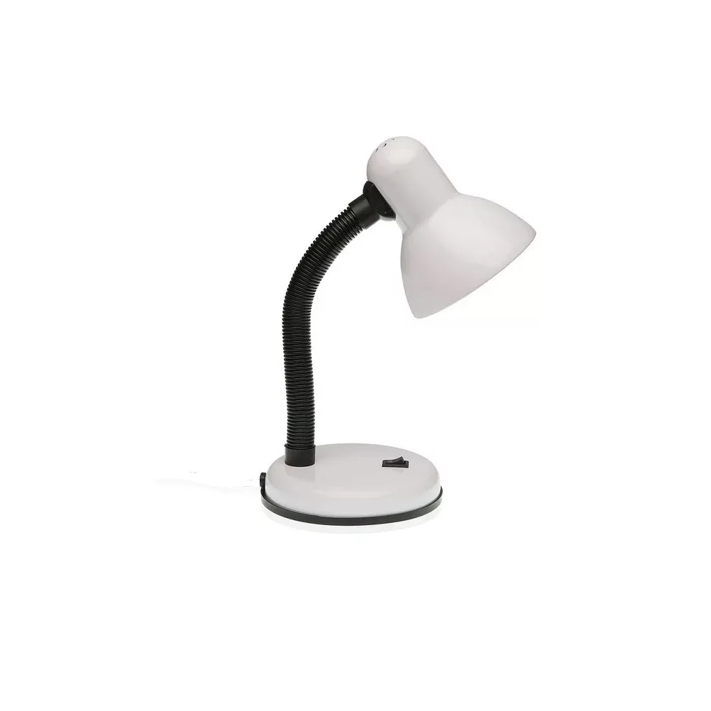 BEL AIR HOME - Flexo de escritorio ICARO con interruptor ON/OFF, fabricado en metal, ideal para estudiar y trabajar sin fatiga visual, luz E27 ajustable en cualquier dirección