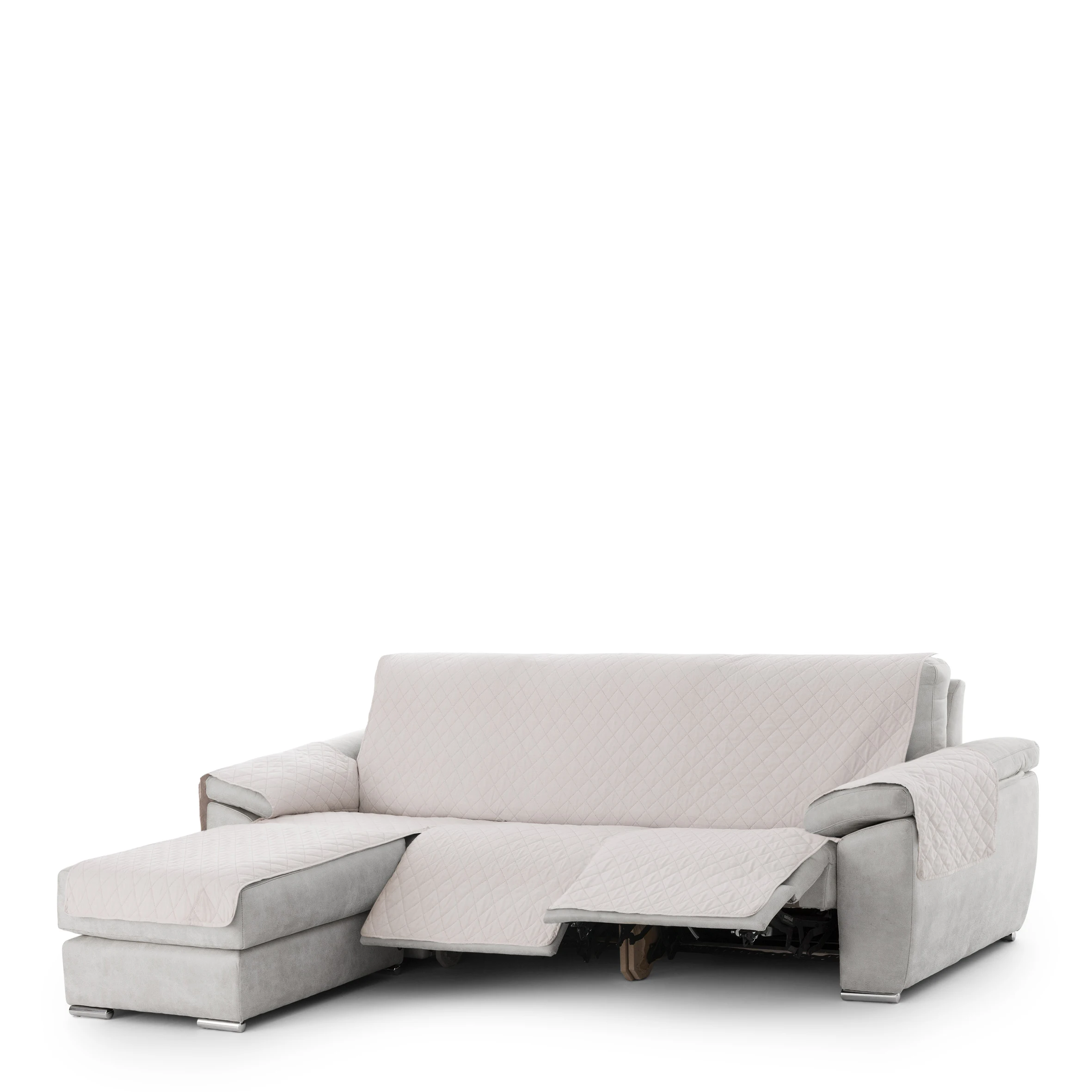 Funda de sofa  chaise longue relax m/3  izq. c/01, Tamaño normal izquierda (mirando de frente) ,100x240x110cm, Fabricado en España