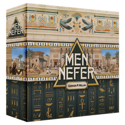 Ludonova - Men Nefer Juego de Mesa - Juego de Mesa sobre Antiguo Egipto - Juego Para Familias -Juego Para Amigos - Juego a Partir de 14 Años - De 1 a 4 Jugadores - Juego en Español e Inglés