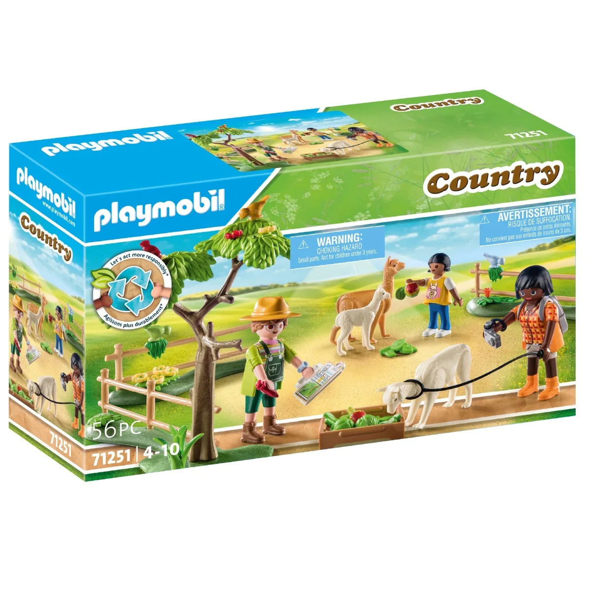 Playmobil - Paseo con Alpaca 71251, Tienda con Licencia Oficial