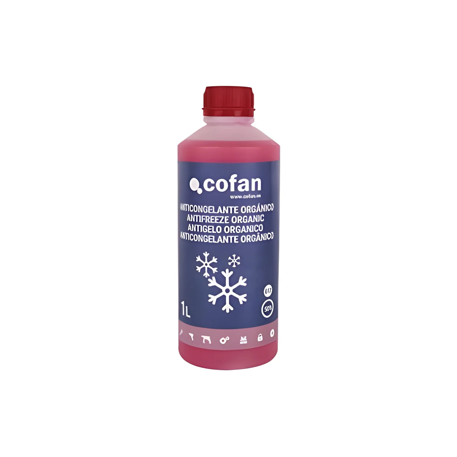 COFAN - Anticongelante G-12 50 % Orgánico 1 L