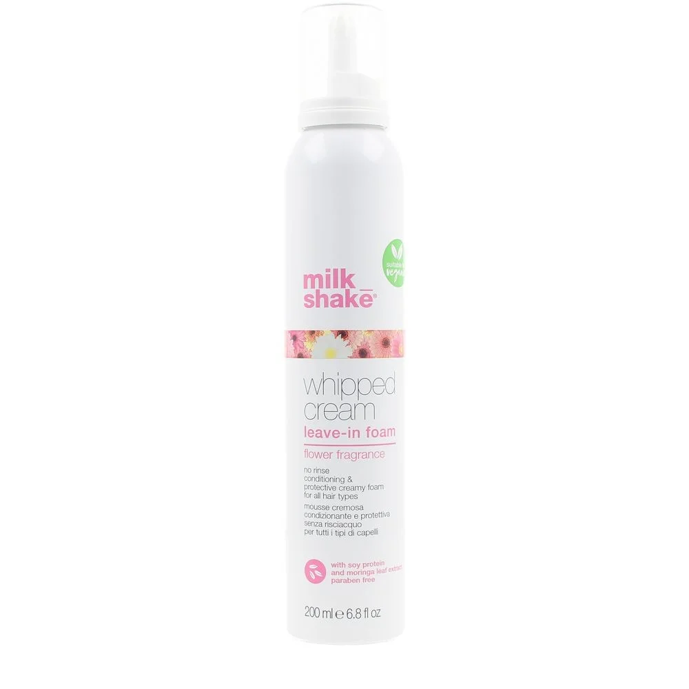 Z-one milk shake whipped cream leave in foam espuma cremosa sin aclarado 200ml (flower)