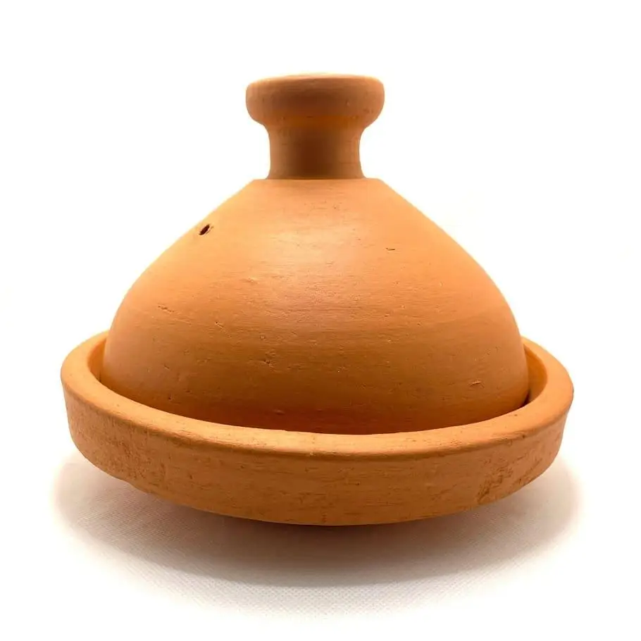 Moroccan ceramic Tajine natural-Arabic Tagin 100% handmade for traditional Morocco cuisine | Moroccan crafts