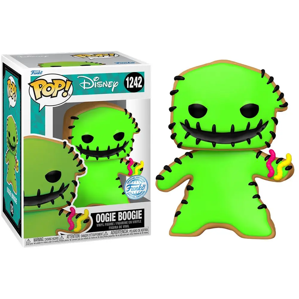 FUNKO POP! PESADILLA ANTES DE NAVIDAD - OOGIE DE JENGIBRE EXCLUSIVO, LICENCIA OFICIAL - 67716, Nº1242