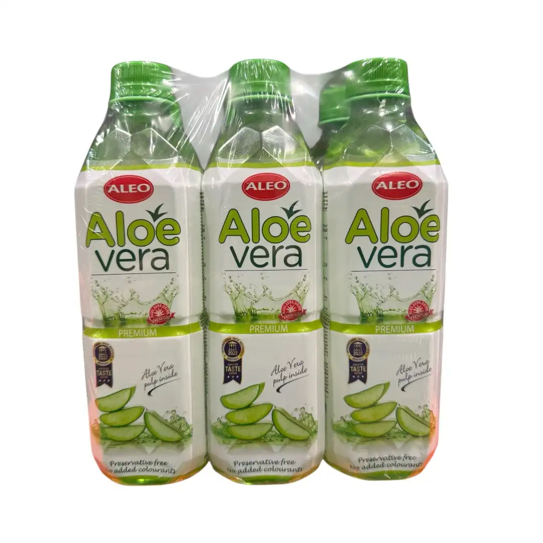 Aleo Bebida de Aloe Vera - 6x500 ml - Aloe +