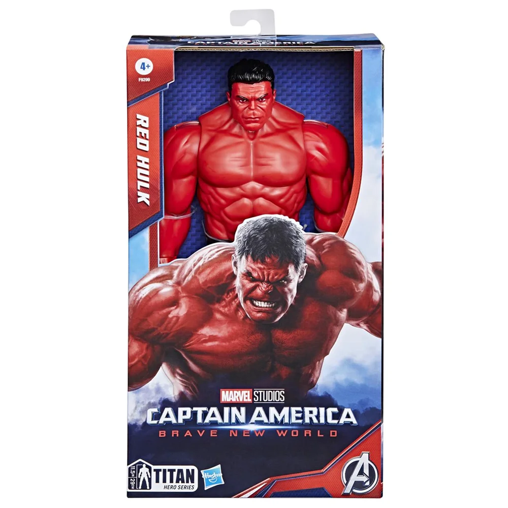 Capitán América Marvel Titan Hero Series Figura Hulk Rojo - Imagen 4