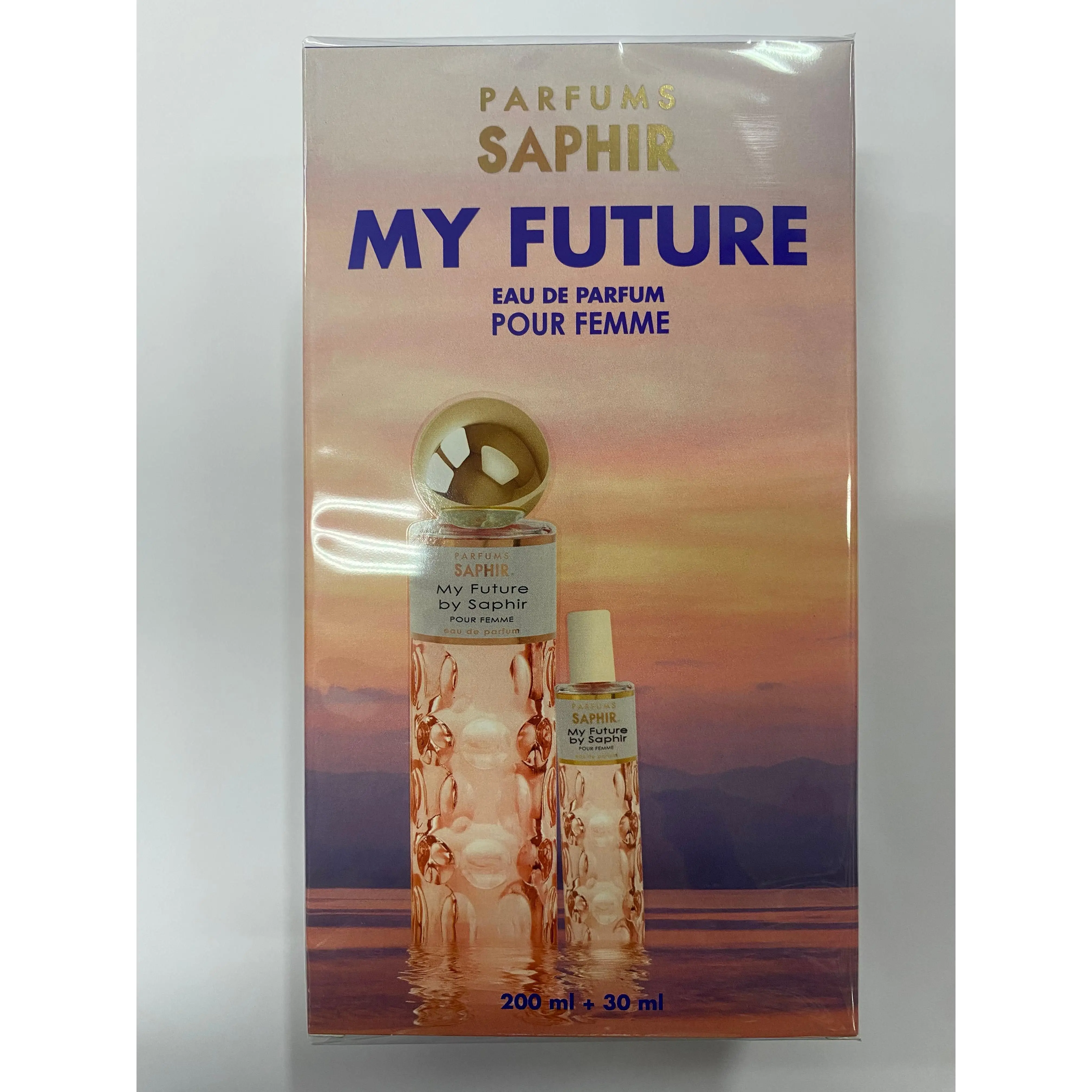 fragancia colonia perfume para mujer my future floral 200+30 ml saphir