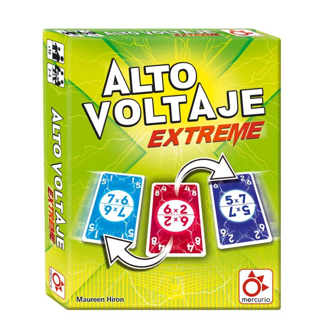 JUEGO ALTO VOLTAJE EXTREME, +10 AÑOS, A0050, TIENDA CON LICENCIA OFICIAL, ENVIO EN 24-48 HORAS EN PENÍNSULA, MULTIPLICACIONES, MATES, CALCULO MENTAL, JUGUETES, POR PUNTOS, JUEGOS DE MESA, AMIGOS,