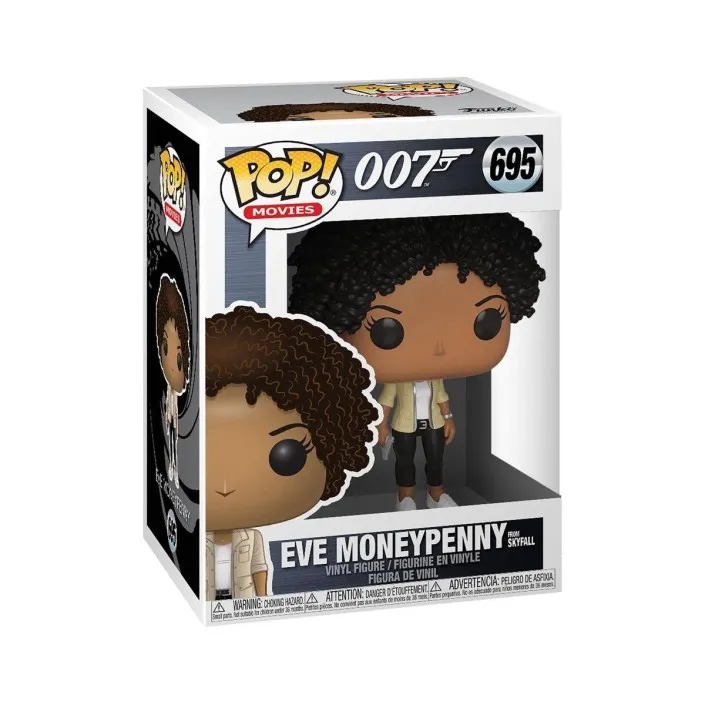 Funko Pop figure! Movies 007 Eve Moneypenny in Skyfall model 695 | 38059-Original-collectible miniature figures for exhibition-gift Idea-official merchandise-toys for children and Ad