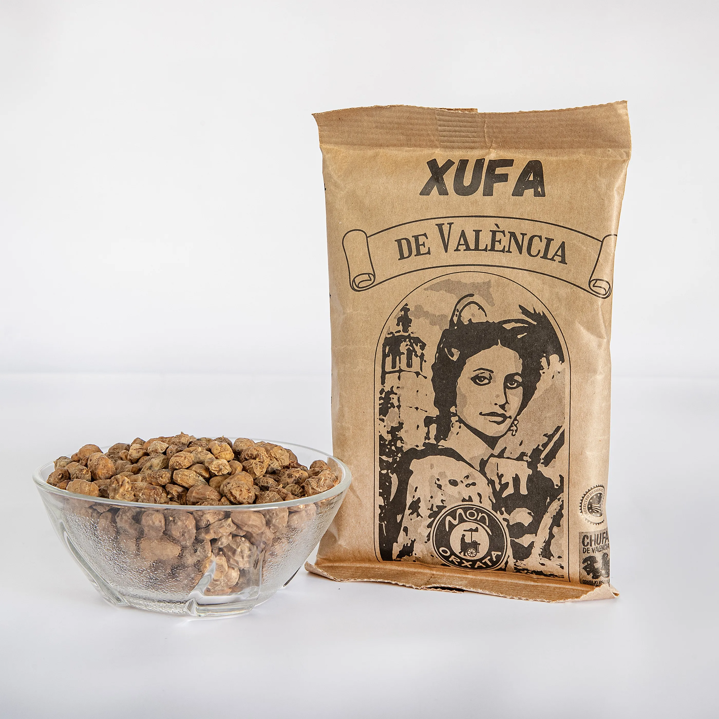 Chufa en grano con Denominación de Origen chufa de València de cultivo tradicional 225gr