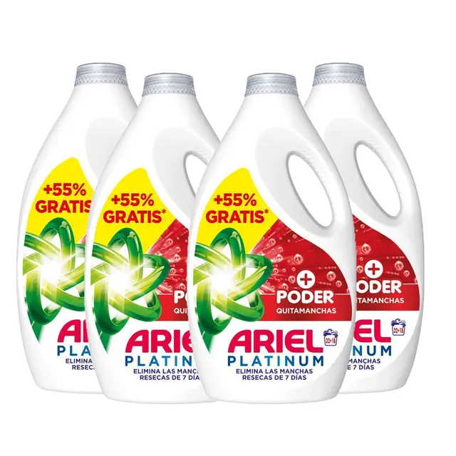ARIEL DETERGENTE LAVADORA LIQUIDO 200 LAVADOS
