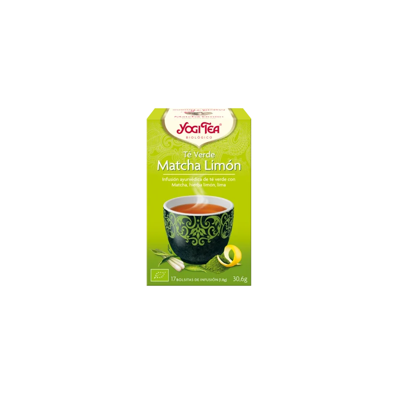 YOGI TEA TE VERDE MATCHA AL LIMON 17 BOLSITAS