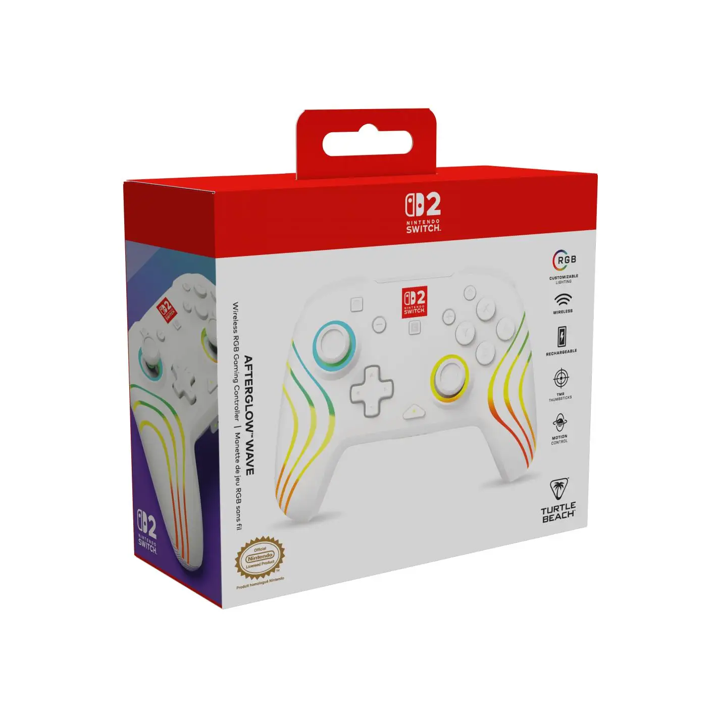 Afterglow Wave Wireless Controller White - Mando SWITCH 2 - Version ESPAÑA