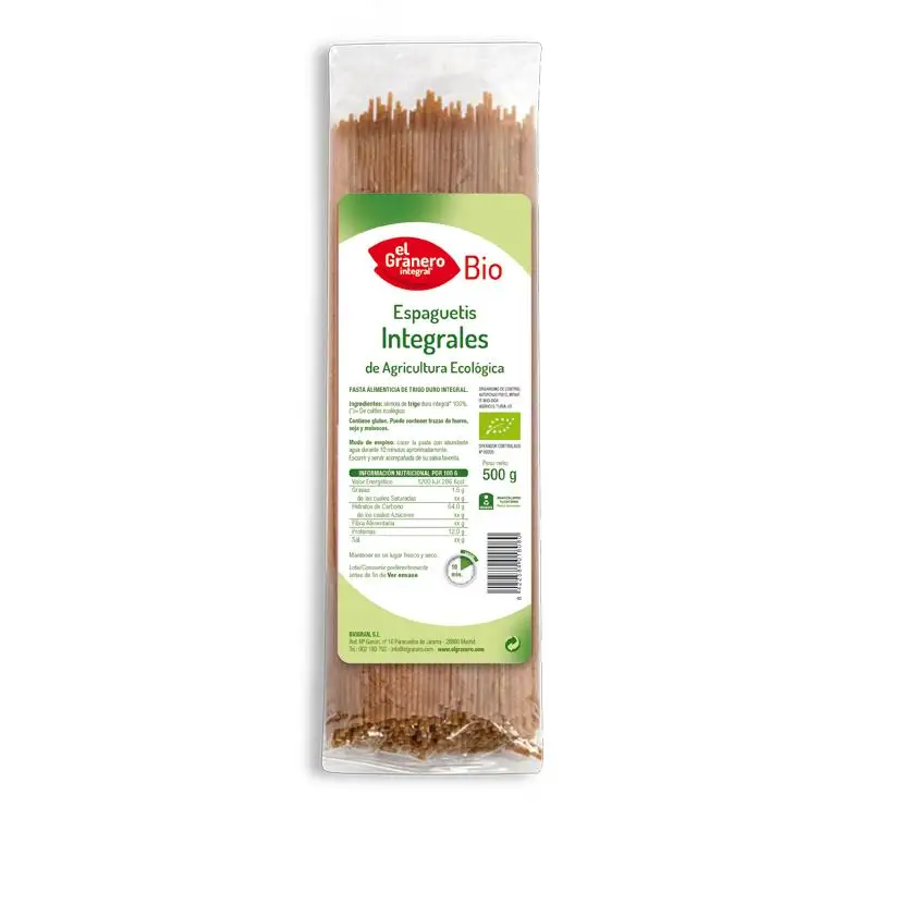 Whole-grain spaghetti bio the barn 500 grams