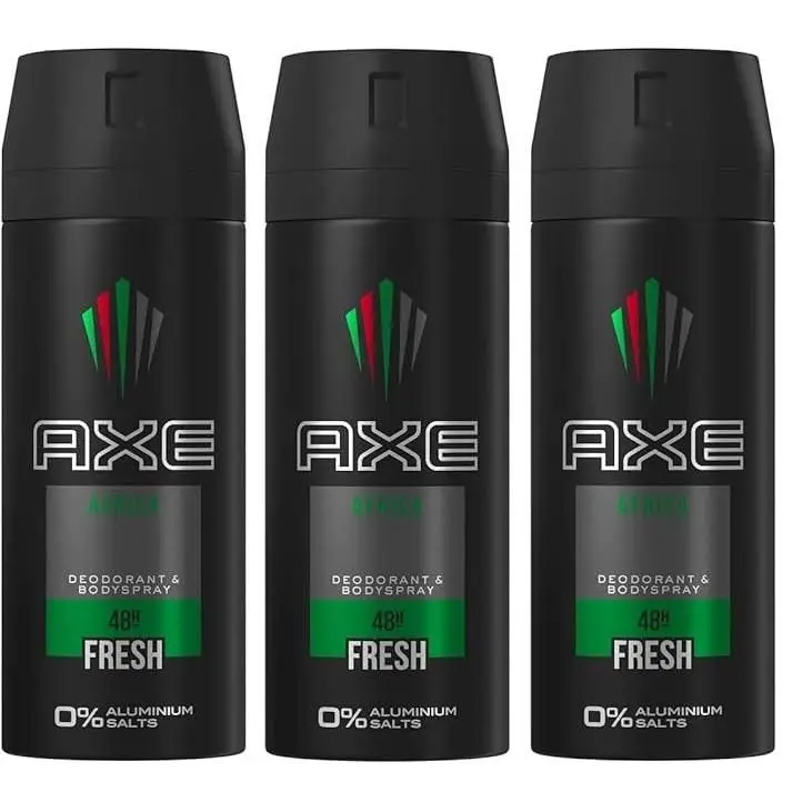 Pack 3x150ml -  AXE Desodorante Hombre AFRICA Spray 48h