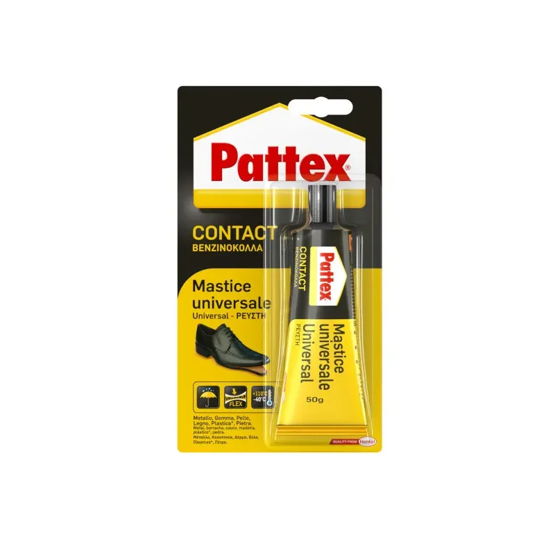 Pattex Pegamento de Contacto Líquido Universal 50g - Pega Rápido y Fácil