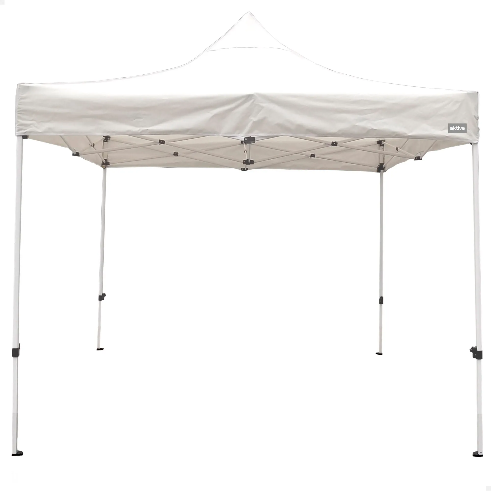 Cenador plegable para exterior Aktive 3x3cm, Regulable en altura 3,20/2,20cm, Protección UV e impermeable, Carpa de jardín, Carpa para jardín