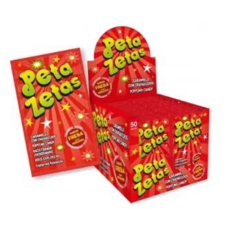 Peta zeta sabor fresa caja de 50 uds