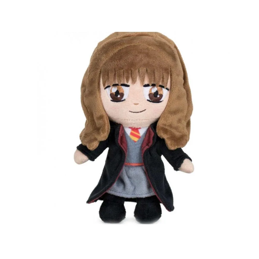 Peluche de Harry Potter – Hermione,Famosa Softies - Peluche de Harry Potter de 30 centímetros, blandito y suave, relleno de fibra 100% reciclada, para los niños y adulto