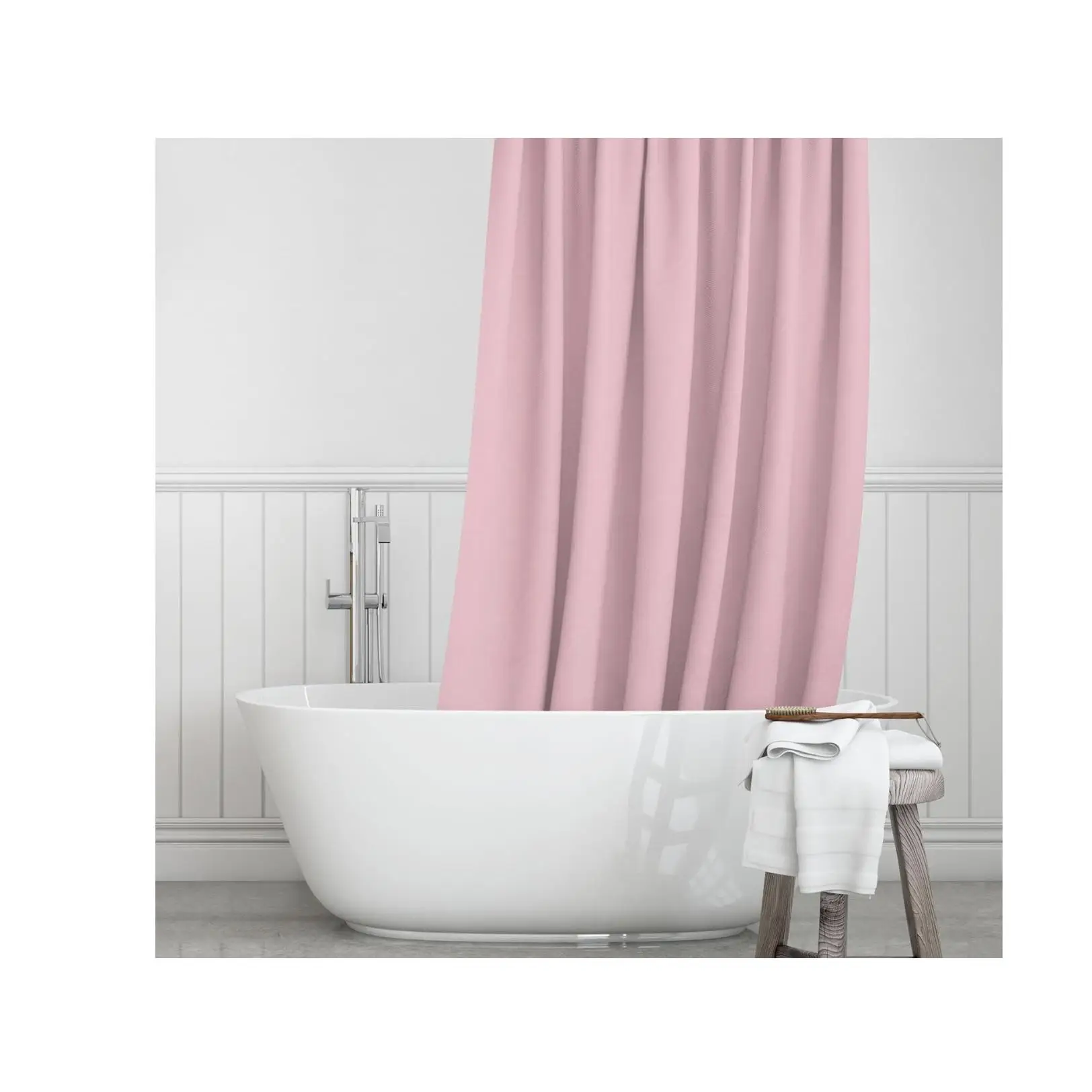 Cortinas de Ducha, para baño, bañera, Impermeable, Resistente al Moho, Anti Moho y Impermeables 180 x 180 cm, 100% Polyester