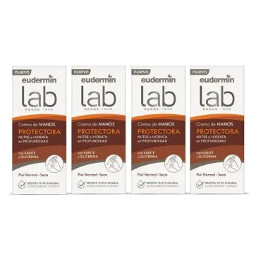 Crema de manos protectora Eudermin. Pack Ahorro 4 x 75ml +25%