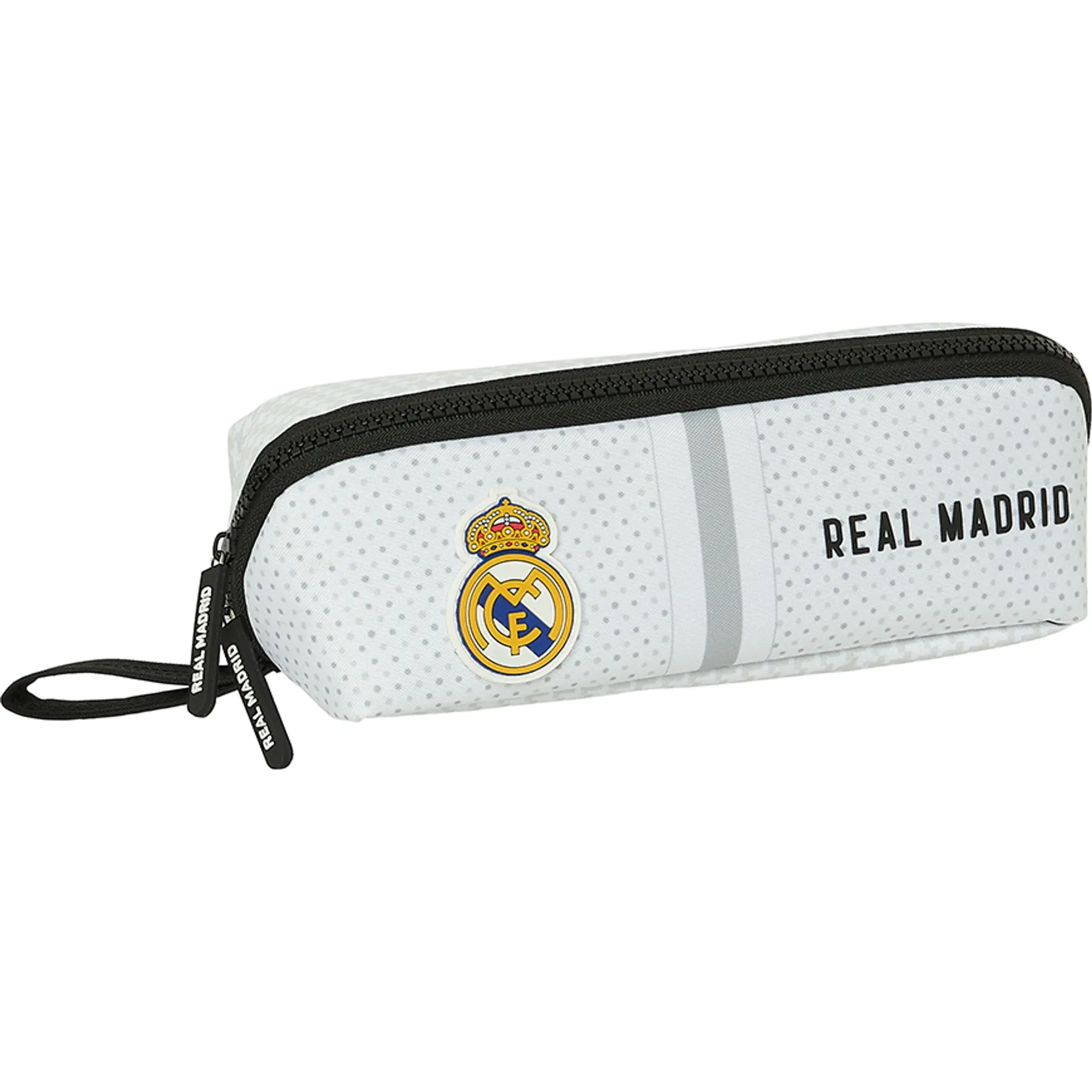 Safta - Portatodo Grande Real Madrid 24/25 1ª Equipación - Licencia Oficial, Diseño Compacto Ideal para Escuela y Oficina, Material Resistente y Cierre Seguro