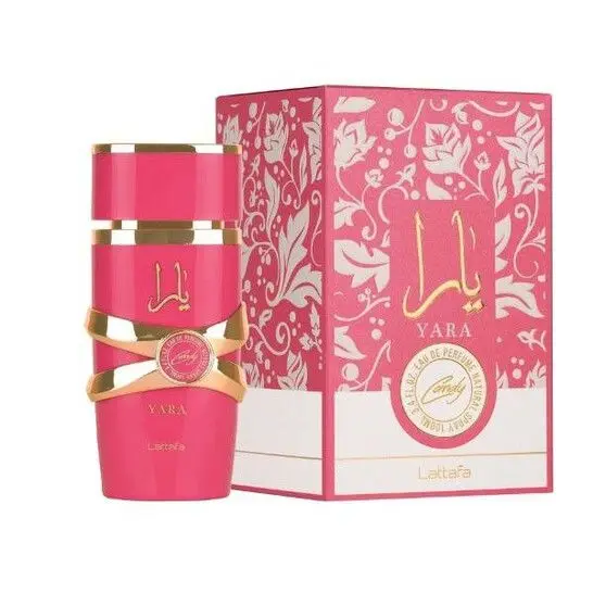 Perfume de Lujo Lattafa Yara Candy 100ml | Dulce, Cremoso y Larga Duración | 100% Original | Perfume Árabe para Mujer | Ideal para Regalo y Uso Diario – Mejor Opción para Ocasiones Especiales