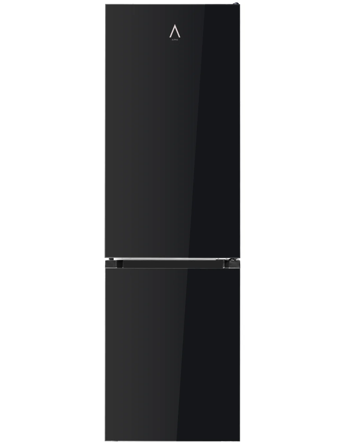 Alpha pegasus elite pro-55 combi refrigerator, 182x55cm, black glass, cyclic, *high range*