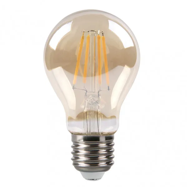 FABRILAMP Bombilla Filamento Estándar 10x6d 8w 750lm E27 Ámbar 2700k